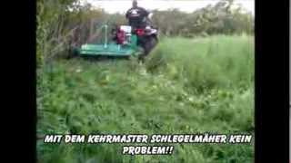 Quad ATV Mähwerk Schlegelmäher Rasenmäher Kehrmaster [upl. by Cedell]