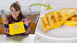 I Tested The Grilled Cheese Sandwich Toaster • Tasty [upl. by Kcajyllib739]