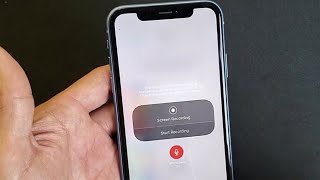 iPhone XR How to EnableUse Screen Recorder w Microphone Examples [upl. by Idnarb]