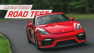 2021 Porsche 718 Cayman GT4  MotorWeek Road Test [upl. by Araccot]