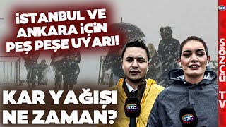 KAR KAPIYA DAYANDI İstanbul ve Ankara İçin Kritik Hava Durumu Uyarıları [upl. by Ytak]