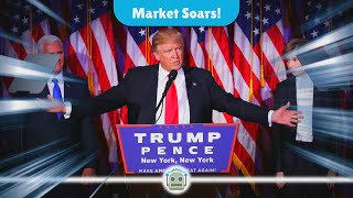 US Stocks Soar to Record Highs Following Trumps Presidential Victory [upl. by Barren]