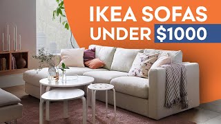 5 Best IKEA Sofas Under 1000  Sofa Shopping on a BUDGET [upl. by Barboza724]