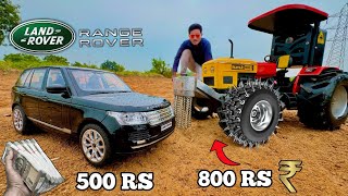 Rc HMT Tractor Vs Ranger Rover Vs Rc Bike On New Track [upl. by Eanat64]