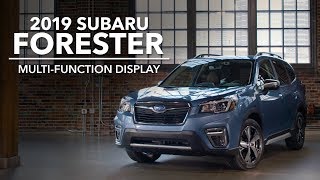 2019 Subaru Forester – MultiFunction Display [upl. by Lamok]