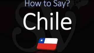 How to Pronounce Chile CORRECTLY [upl. by Dnaloy814]