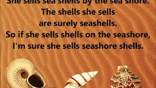 English Tongue Twisters – She Sells Seashells [upl. by Lled919]