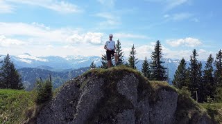 Bregenzerwald Wanderung Herrliche Frühlingswanderung im Lecknertal auf die Rohnehöhe und den Falken [upl. by Einafit]