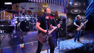 Nickelback Rockstar Live  wwe [upl. by Fitz]