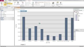 How to Create a Pivot Chart in Microsoft Access [upl. by Lorilyn985]