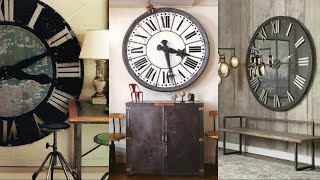 Large Wall Clocks Ideas Wall Decor with Oversized Wall Clocks [upl. by Trevorr]