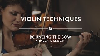 Violin Techniques How to Play Spiccato  Reverb Violin Tricks [upl. by Senhauser]