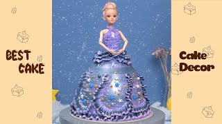 Pretty Princess Cake Decorating Tutorial [upl. by Easton965]