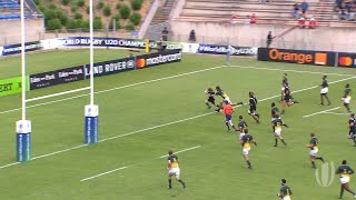 South Africa 4030 New Zealand  World Rugby U20 Championship Highlights [upl. by Annavoeg]