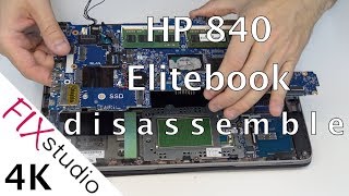 HP Elitebook 840  disassemble 4K [upl. by Kelam884]