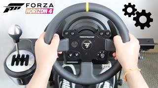 Forza Horizon 4 Steering Wheel Settings for Thrustmaster and Logitech [upl. by Glinys805]