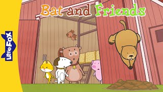 A New Friend on the Farm Groundhog  Sad Cat  Bat and Friends  Little Fox Stories Level 1 [upl. by Ullyot425]