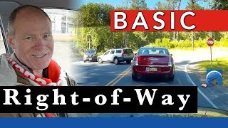 Basic RightofWay Rules and Who Goes First in Road Traffic [upl. by Ailhad]