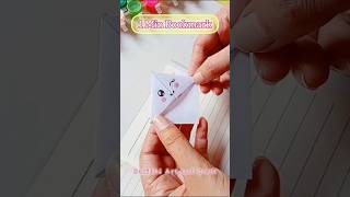 1 Min Bookmark With Me 😍 Paper Craft  Cute Ideas shorts youtubeshorts papercraft cutecraft [upl. by Haneekas]