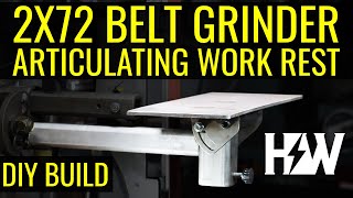 DIY  2x72 Belt Grinder Work Rest  BUILD [upl. by Reamy921]