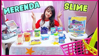 🍕MERENDA SKIFIDOL FOOD SLIME PER POLLO 👀 [upl. by Enom]