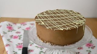 Tarta fría de queso y chocolate¡Tarta sin horno muy fácil [upl. by Ermentrude34]