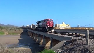 Trenes Ferromex en Mazatlan distrito Sufragio II [upl. by Braeunig]