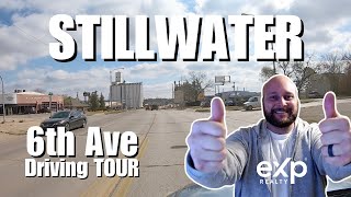 Stillwater Oklahoma Driving Tour West to East down 6th Ave April 2023  Living in Stillwater OK [upl. by Anihtyc]