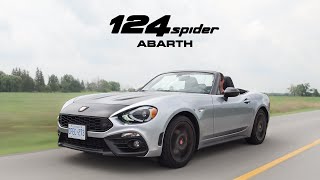 Fiat 124 Spider Abarth Review  The Fiata [upl. by Goetz]