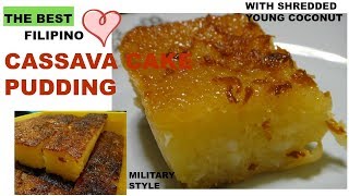 Filipino Cassava Cake Pudding [upl. by Michelsen]