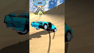 Sports Car Crashing 20  Mega Car Crash Simulator  shorts gaming mysterxgaming [upl. by Eula]