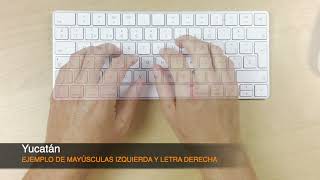 Curso de Mecanografía Básica Lección 6 Mayúsculas y tildes [upl. by Enelyad]