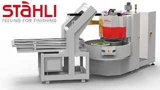 STÄHLI FH3505 Roboter Automation  µm präzises Flachhonen  Feinschleifen [upl. by Nolyaw]