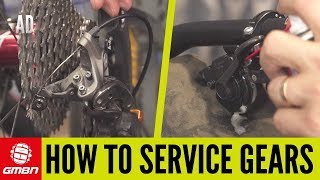 How To Service Your Shimano MTB Gears  Mountain Bike Maintenance [upl. by Dayir]