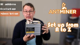 How to setup Bitmain Antminer form A to Z and find an iP Address [upl. by Laure]