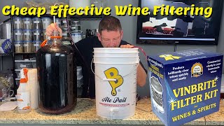 Filter and Bottle Red Wine  Plus how to cork with floor corker [upl. by Danae408]