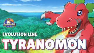 Tyranomon Evolution Line [upl. by Ner]