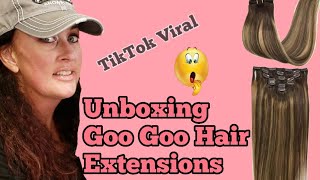 GOO GOO HAIR EXTENSIONS FROM TIKTOK  Opinionated Horsewoman [upl. by Uile]