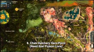 GW2 Tangled Depths Hero Points Guide [upl. by Hullda]