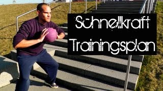 Ganzkörper Schnellkraft und Schnelligkeitstraining Krafttraining Trainingsplan Athletik [upl. by Iclek783]