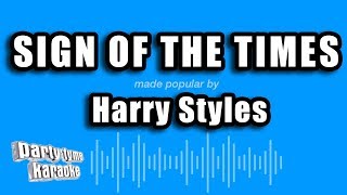 Harry Styles  Sign of the Times Karaoke Version [upl. by Edals621]