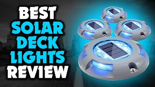 Top 5 Best Solar Deck Lights Review In 2022 [upl. by Myrtie]