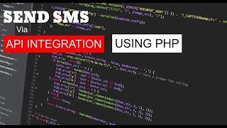 Send SMS Via API Integration using PHP [upl. by Wahl]