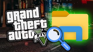 How to FIND GTA V Save File Location in STEAM and Epic  UPDATED [upl. by Ecnerolf]