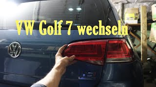 Rückleuchte ausbauen  VW Golf 7 Heckleuchte intern [upl. by Lawrenson]