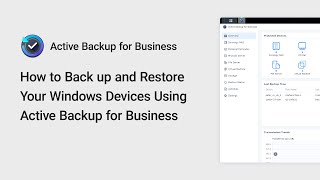 How to Back up and Restore Your Windows Devices Using Active Backup for Business  Synology [upl. by Fabozzi]