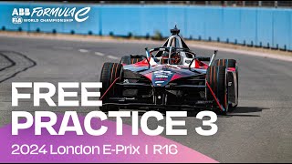 2024 Hankook London EPrix Round 16  Free Practice 3 [upl. by Dickens629]