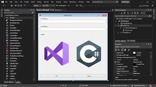 Create Your First C Windows Forms Application using Visual Studio 2022 [upl. by Savihc]