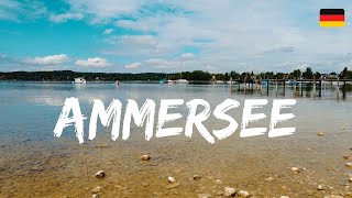 Ammersee lake in Bavaria Germany from drone  Travel Germany 4K [upl. by Byers]