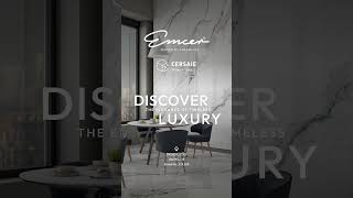 Discover the elegance of timeless luxury in ceramic tiles at Cersaie 2024 emcer Cersaie2024 [upl. by Enelime]